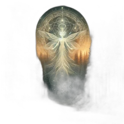 mask, face, creature, crown, concept art, fantasy art, photorealistic, watercolor transparent PNG cut-out