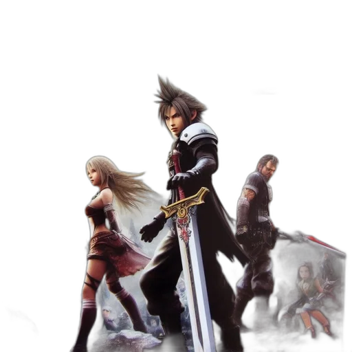 sword, concept art, fantasy art, 3d render, cover, art, final, fantasy transparent PNG cut-out