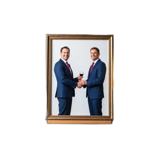 staff, furniture, jacket, face, photorealistic, framed, picture, two transparent PNG cut-out