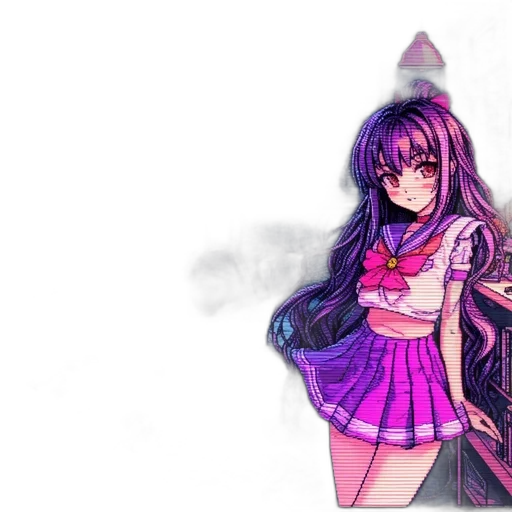 weapon, staff, dress, sword, pixel art, anime, fantasy art, concept art transparent PNG cut-out