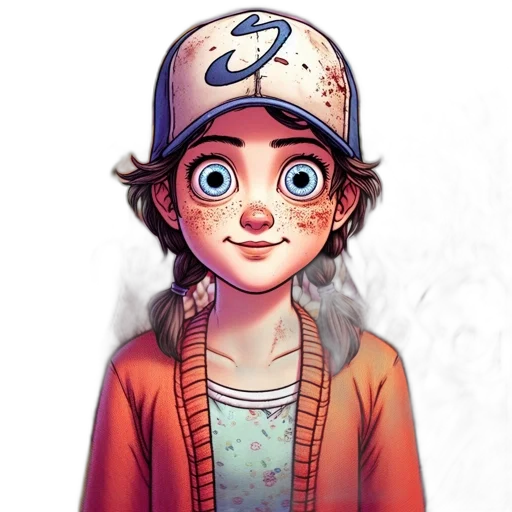 face, hat, jacket, comic book art, cartoon, concept art, anime, young transparent PNG cut-out