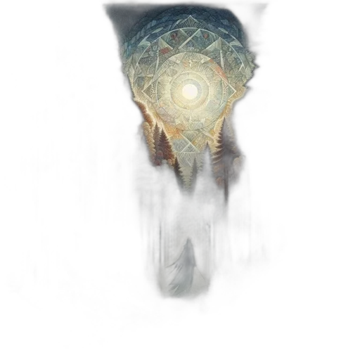 mask, creature, dragon, sword, concept art, fantasy art, watercolor, photorealistic transparent PNG cut-out