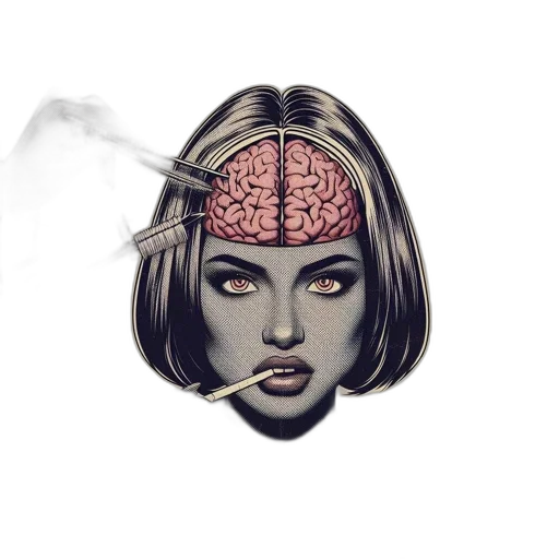 crown, face, mask, hat, concept art, comic book art, cyberpunk, fantasy art transparent PNG cut-out