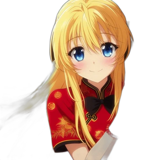 dress, staff, face, dragon, anime, cartoon, pixel art, photorealistic transparent PNG cut-out