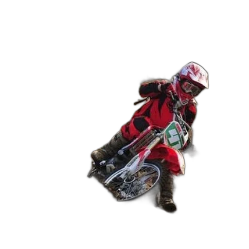 jacket, 3d render, photorealistic, motocross, rider, red, gear, leans transparent PNG cut-out