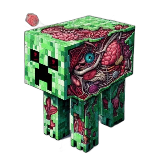 creature, robot, furniture, animal, pixel art, 3d render, concept art, fantasy art transparent PNG cut-out