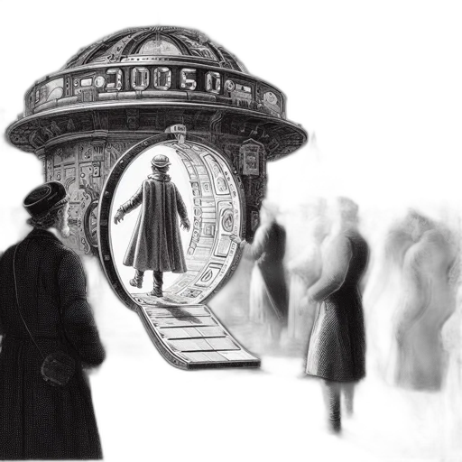 hat, concept art, comic book art, outer space, city street, night, fog, 18th transparent PNG cut-out