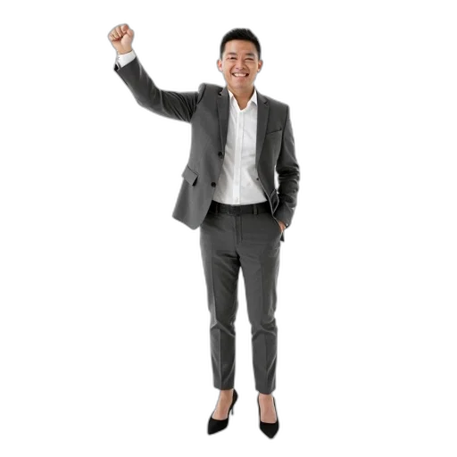 staff, jacket, person, gray, business, suit, white, shirt transparent PNG cut-out