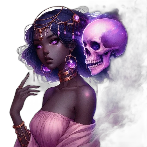 mask, jewelry, face, dress, fantasy art, cyberpunk, concept art, vaporwave transparent PNG cut-out