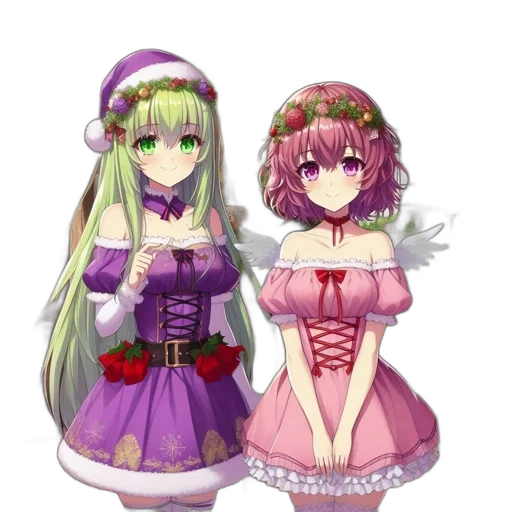 dress, crown, hat, pixel art, anime, fantasy art, concept art, snow transparent PNG cut-out