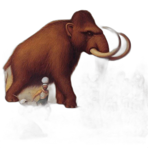 animal, creature, staff, concept art, 3d render, photorealistic, fantasy art, prehistoric transparent PNG cut-out