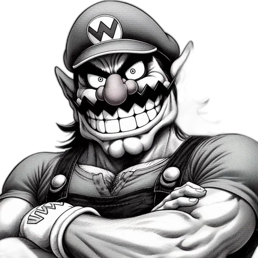 mask, weapon, face, crown, comic book art, concept art, cartoon, photorealistic transparent PNG cut-out