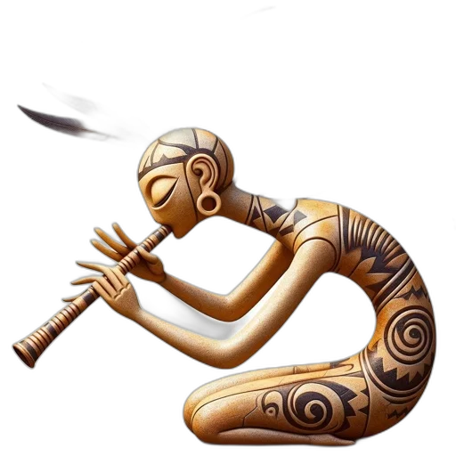 staff, jewelry, weapon, concept art, fantasy art, sculpture, kneeling, figure transparent PNG cut-out