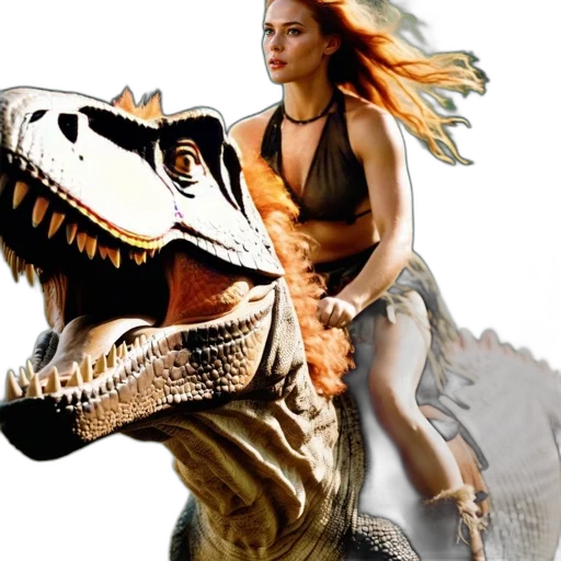 dragon, animal, creature, concept art, fantasy art, photorealistic, 3d render, woman transparent PNG cut-out