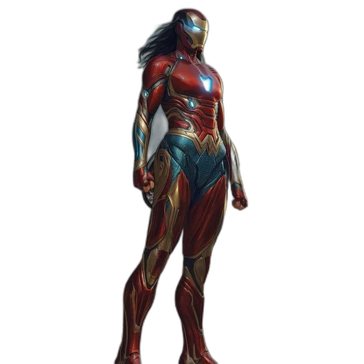 robot, concept art, 3d render, comic book art, fantasy art, character, iron, man-like transparent PNG cut-out