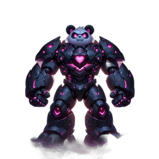 robot, creature, animal, weapon, concept art, 3d render, fantasy art, pixel art transparent PNG cut-out