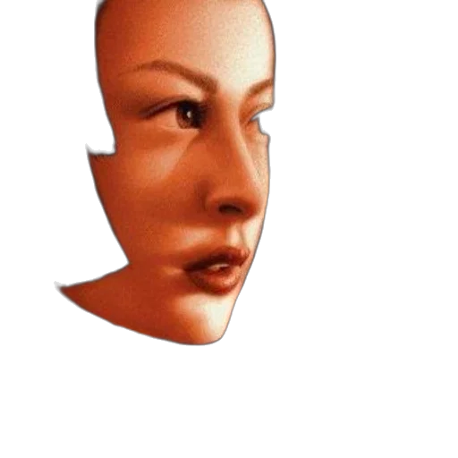 face, mask, robot, crown, 3d render, photorealistic, vaporwave, pixel art transparent PNG cut-out