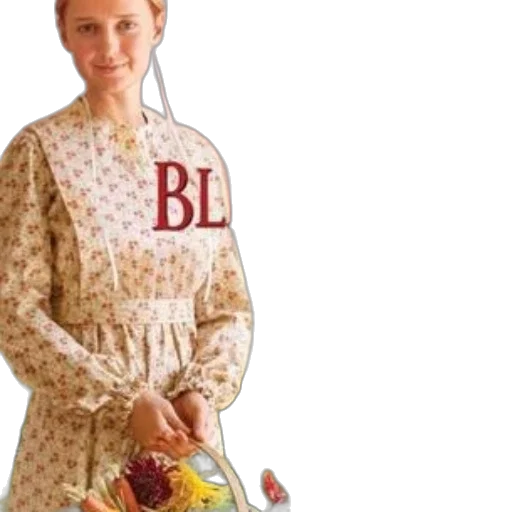 dress, harvest, blessings, book, cover, featuring, woman, floral transparent PNG cut-out
