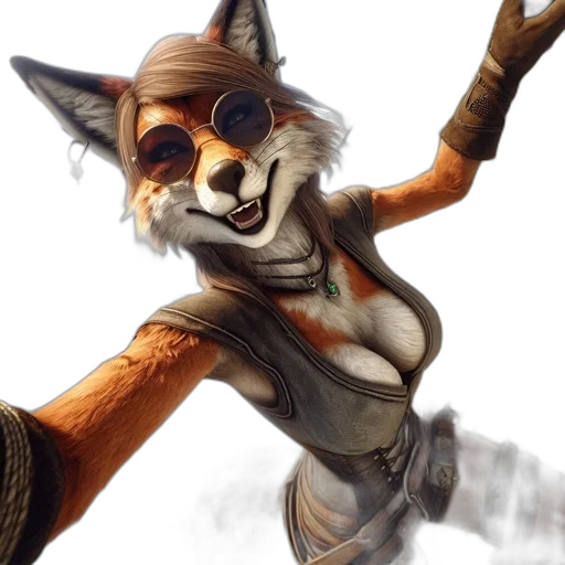 staff, fantasy art, concept art, 3d render, photorealistic, golden, earth tones, fox transparent PNG cut-out