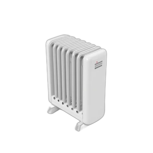3d render, white, electric, cabinet, heater, background transparent PNG cut-out