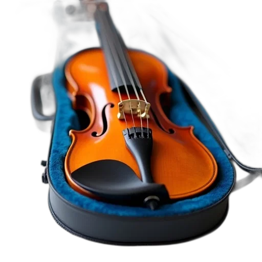 weapon, 3d render, photorealistic, concept art, violin, brown, orange, body transparent PNG cut-out