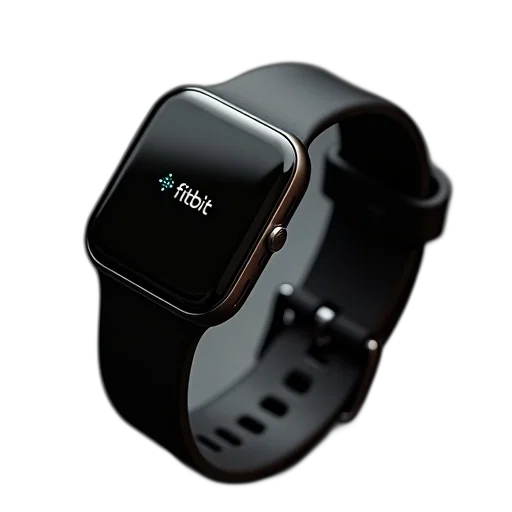 jewelry, fitbit, watch, display, showing, device, black, strap transparent PNG cut-out