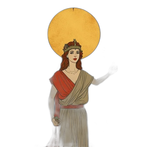 staff, crown, dress, concept art, fantasy art, pixel art, watercolor, golden transparent PNG cut-out