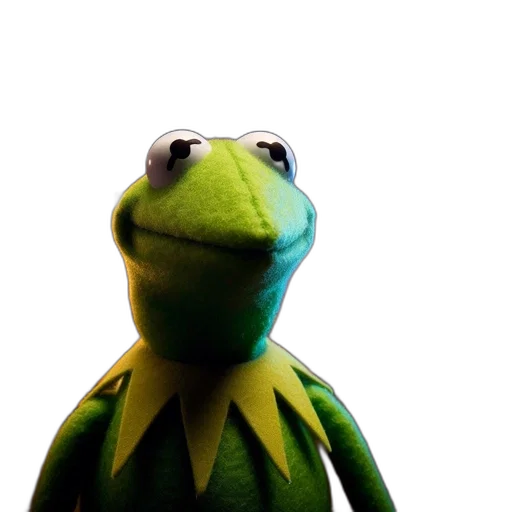 staff, animal, face, dragon, 3d render, green, kermit, frog transparent PNG cut-out