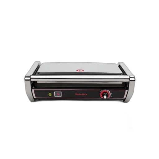modern, stainless, steel, electric, grill, flat, top, single transparent PNG cut-out