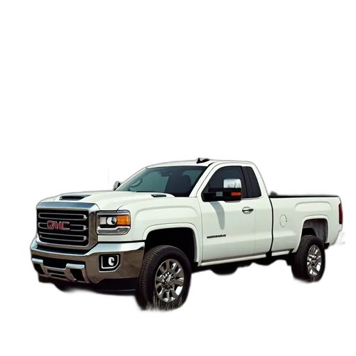 photorealistic, 3d render, white, pickup transparent PNG cut-out