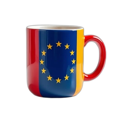 3d render, european, union, flag transparent PNG cut-out