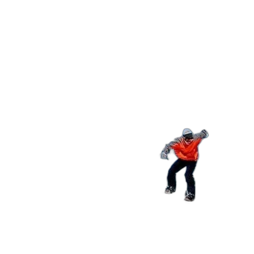 jacket, robot, creature, animal, pixel art, 3d render, concept art, snow transparent PNG cut-out