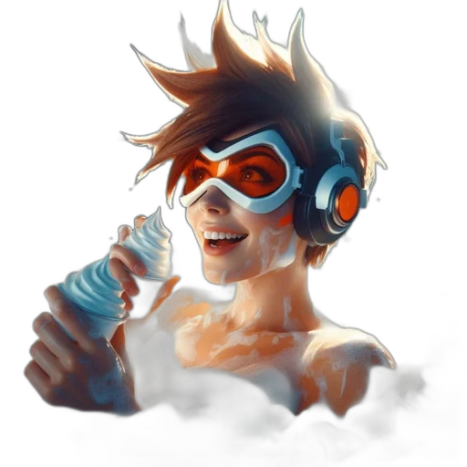 mask, face, concept art, pixel art, cartoon, 3d render, underwater, blue transparent PNG cut-out