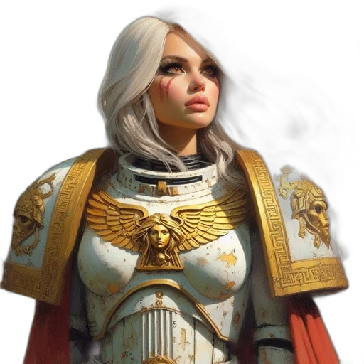 face, staff, sword, fantasy art, concept art, photorealistic, 3d render, golden transparent PNG cut-out