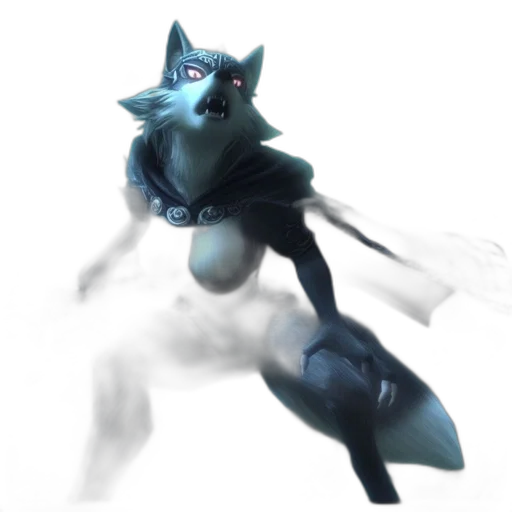 staff, creature, animal, mask, concept art, 3d render, fantasy art, comic book art transparent PNG cut-out