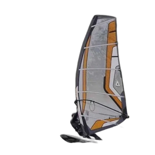 umbrella, jacket, windsurfer, rides, water, large, sail transparent PNG cut-out