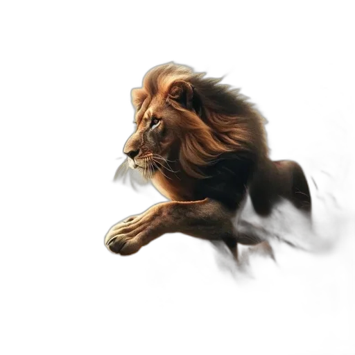 animal, dragon, creature, hair, fantasy art, photorealistic, concept art, 3d render transparent PNG cut-out