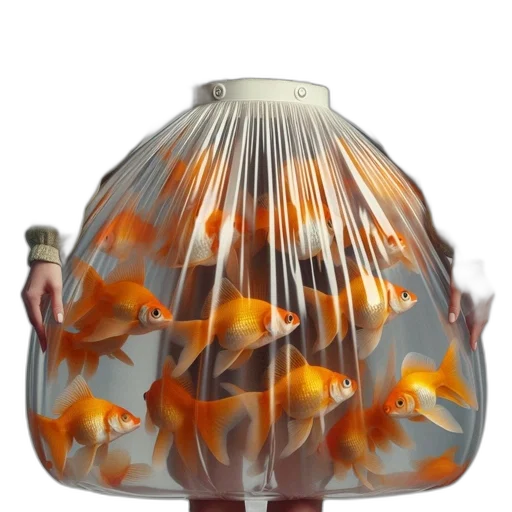 jewelry, food, bottle, 3d render, concept art, photorealistic, fantasy art, underwater transparent PNG cut-out