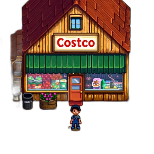 building, food, bottle, staff, pixel art, concept art, 3d render, watercolor transparent PNG cut-out