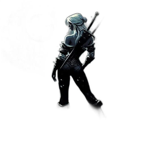 staff, sword, robot, weapon, concept art, pixel art, fantasy art, 3d render transparent PNG cut-out