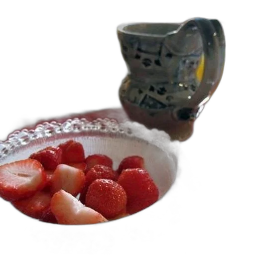 food, jewelry, crown, robot, photorealistic, 3d render, bowl, strawberries transparent PNG cut-out
