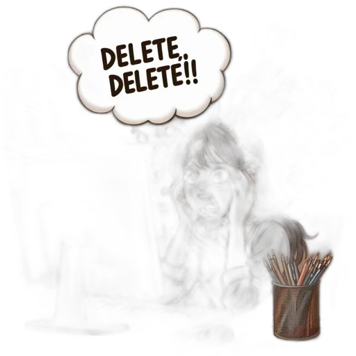 robot, concept art, pixel art, fire, young, woman, panics, her transparent PNG cut-out