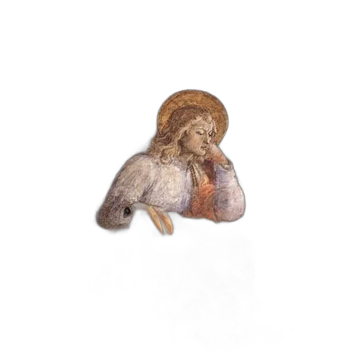 hair, jewelry, animal, creature, photorealistic, 3d render, concept art, religious transparent PNG cut-out