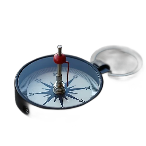 jewelry, staff, weapon, umbrella, black, silver, compass, red transparent PNG cut-out