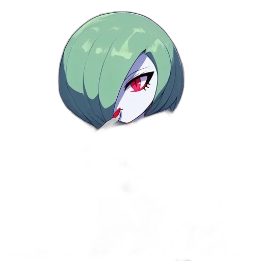 mask, face, staff, hair, anime, concept art, pixel art, cartoon transparent PNG cut-out