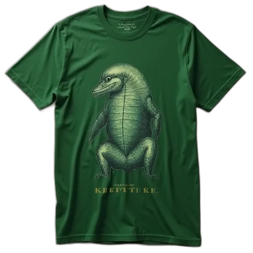 dragon, creature, animal, green, men, shirt, american, apparel transparent PNG cut-out