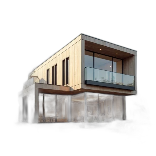 building, 3d render, concept art, photorealistic transparent PNG cut-out