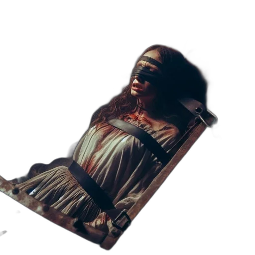 dress, furniture, hair, mask, 3d render, photorealistic, concept art, cyberpunk transparent PNG cut-out