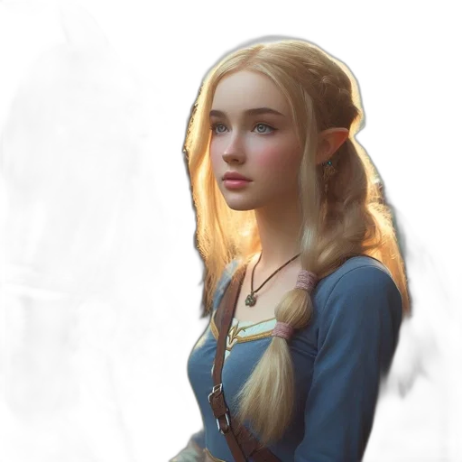 face, dress, crown, dragon, fantasy art, concept art, photorealistic, oil painting transparent PNG cut-out