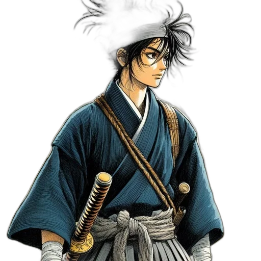 staff, sword, concept art, comic book art, fantasy art, anime, blue, monochrome transparent PNG cut-out